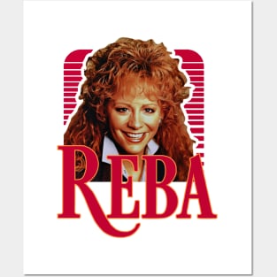 Reba McEntire // 80s Fan Retro REBA Posters and Art